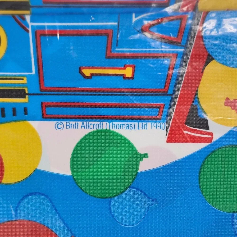 Vintage 1991 Thomas the Tank Engine Tablecloth Rare Black Face American Greeting